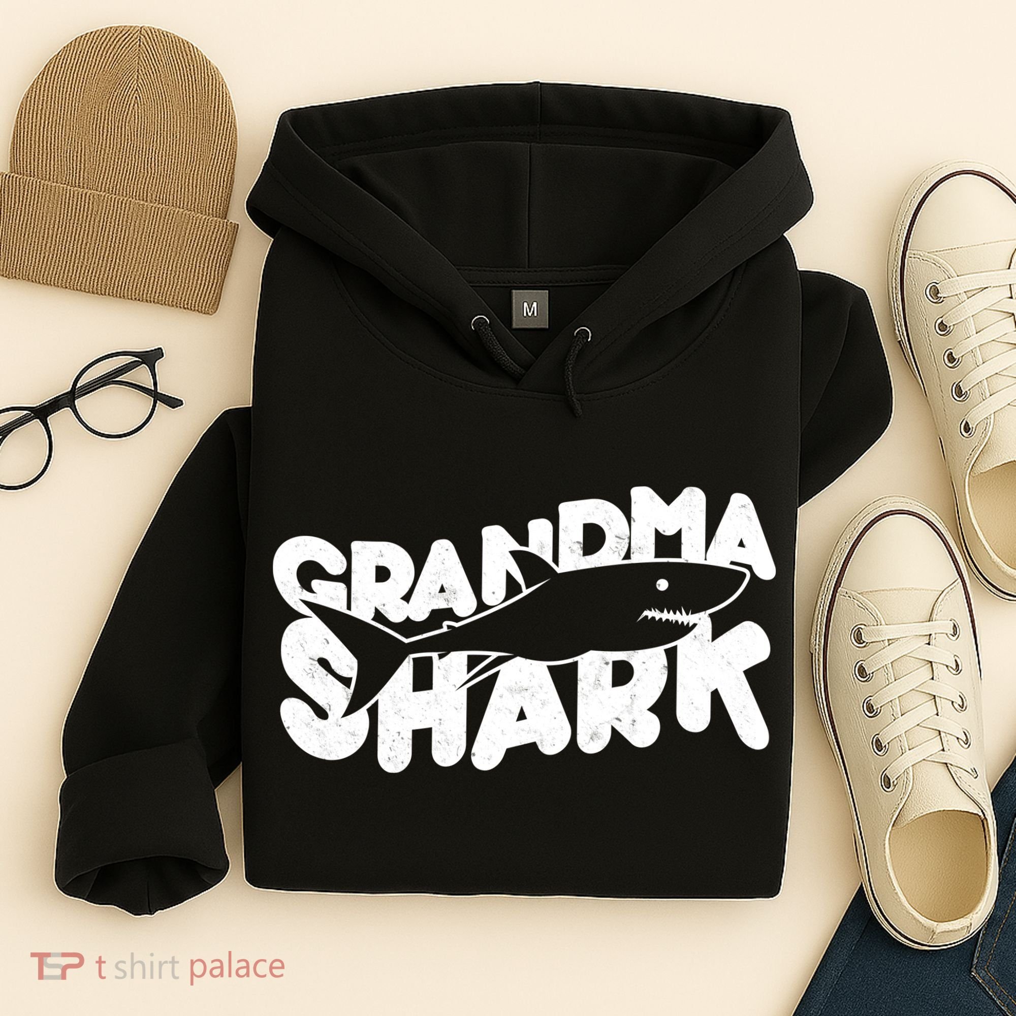 Cute Grandma Shark Hoodie