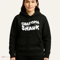 Cute Grandma Shark Hoodie thumb 5