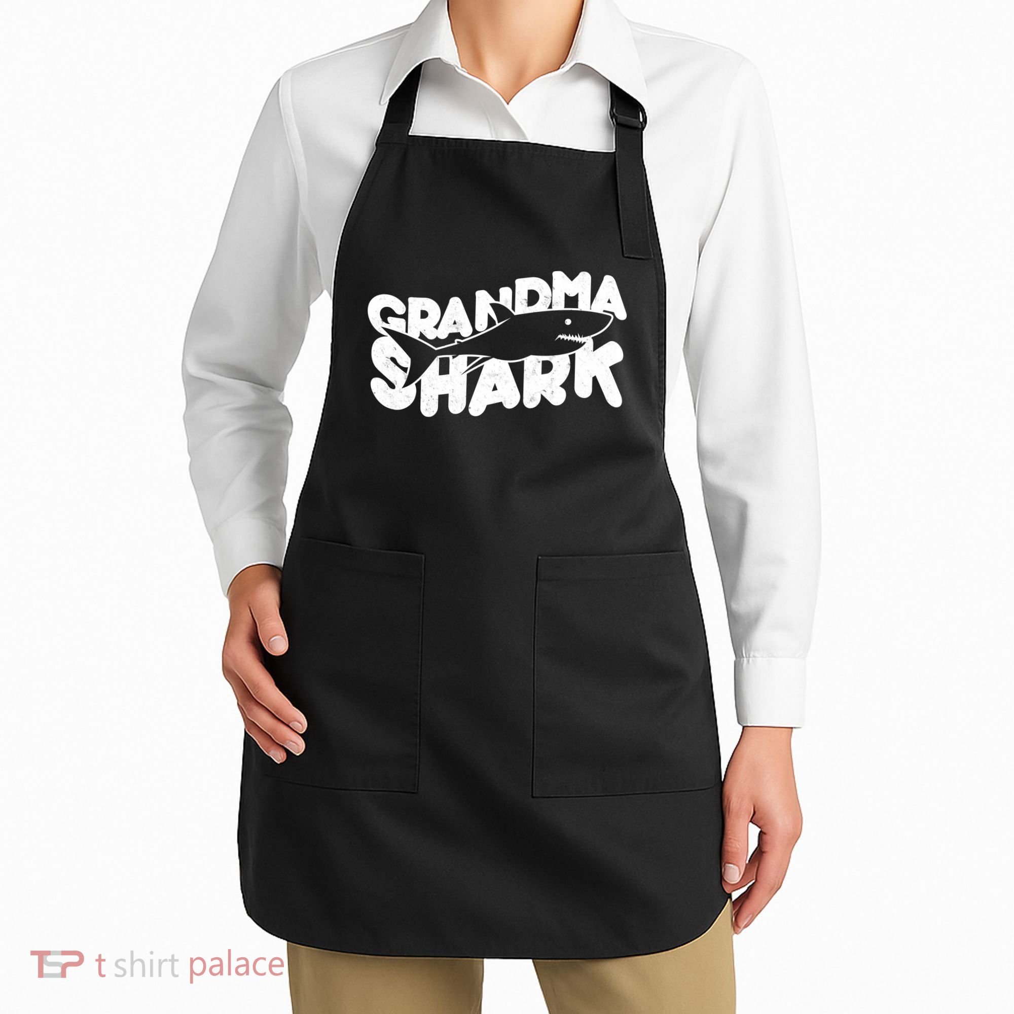 Cute Grandma Shark Apron