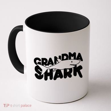 Cute Grandma Shark Coffee Mug