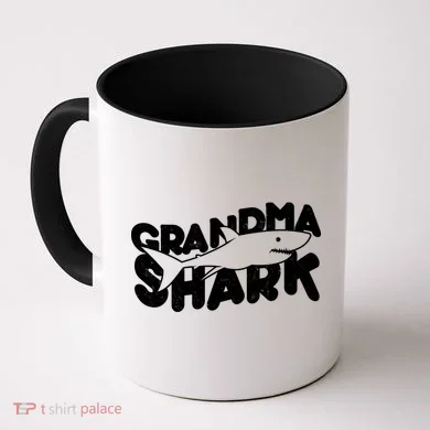 Cute Grandma Shark Coffee Mug