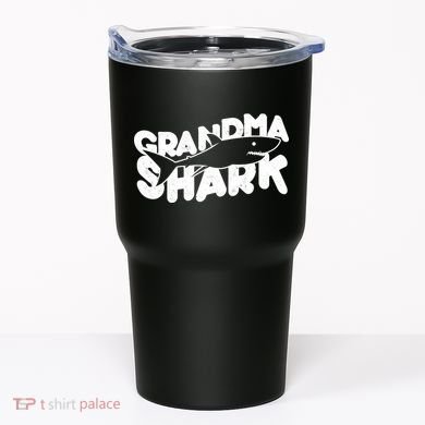 Cute Grandma Shark Tumbler