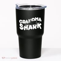 Cute Grandma Shark Tumbler thumb 0