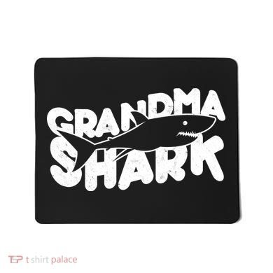Cute Grandma Shark Mousepad