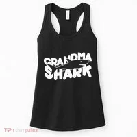 Cute Grandma Shark Women's Tank Top thumb 0