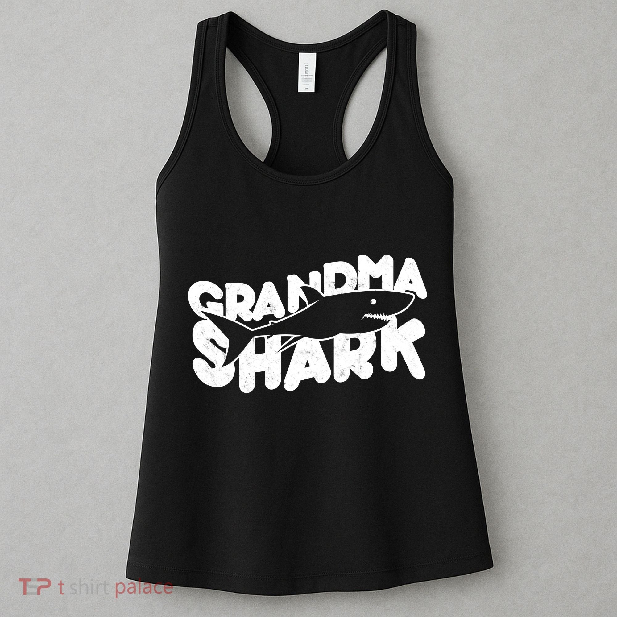 Cute Grandma Shark Women's Tank Top