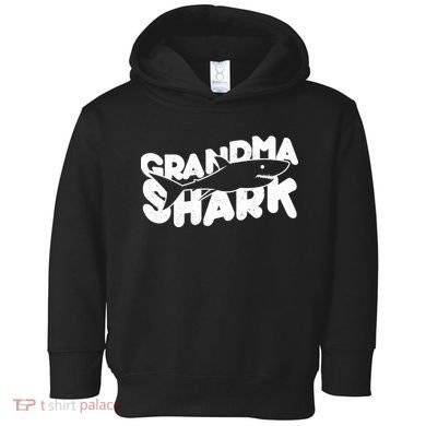 Cute Grandma Shark Toddler Hoodie