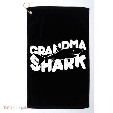 Cute Grandma Shark Golf Towel