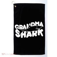 Cute Grandma Shark Golf Towel thumb 0