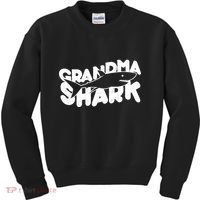 Cute Grandma Shark Kids Sweatshirt thumb 0