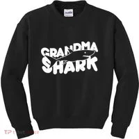 Cute Grandma Shark Kids Sweatshirt thumb 0