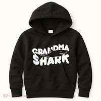 Cute Grandma Shark Kids Hoodie thumb 0