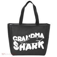 Cute Grandma Shark Tote Bag thumb 0