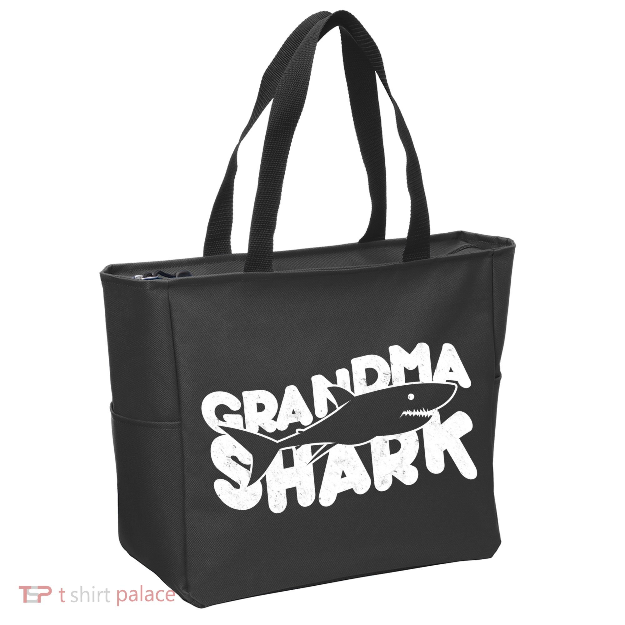 Cute Grandma Shark Tote Bag