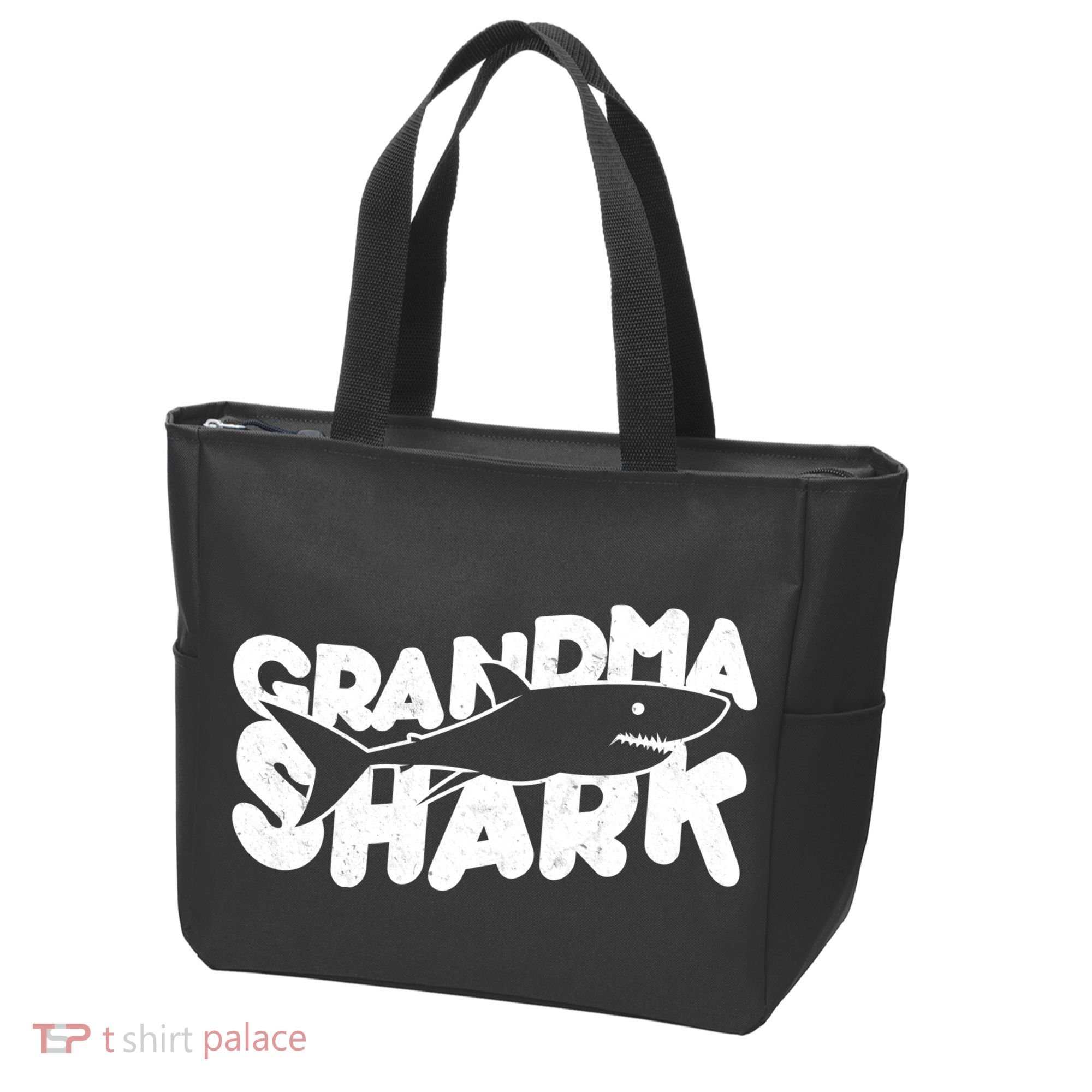 Cute Grandma Shark Tote Bag