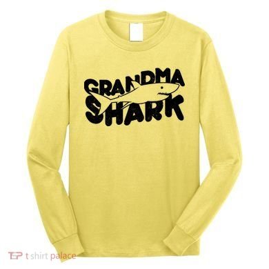 Cute Grandma Shark Long Sleeve Shirt