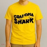 Cute Grandma Shark T-Shirt thumb 3