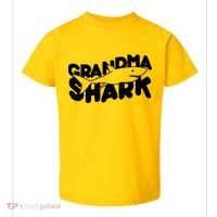 Cute Grandma Shark Toddler T-Shirt thumb 0