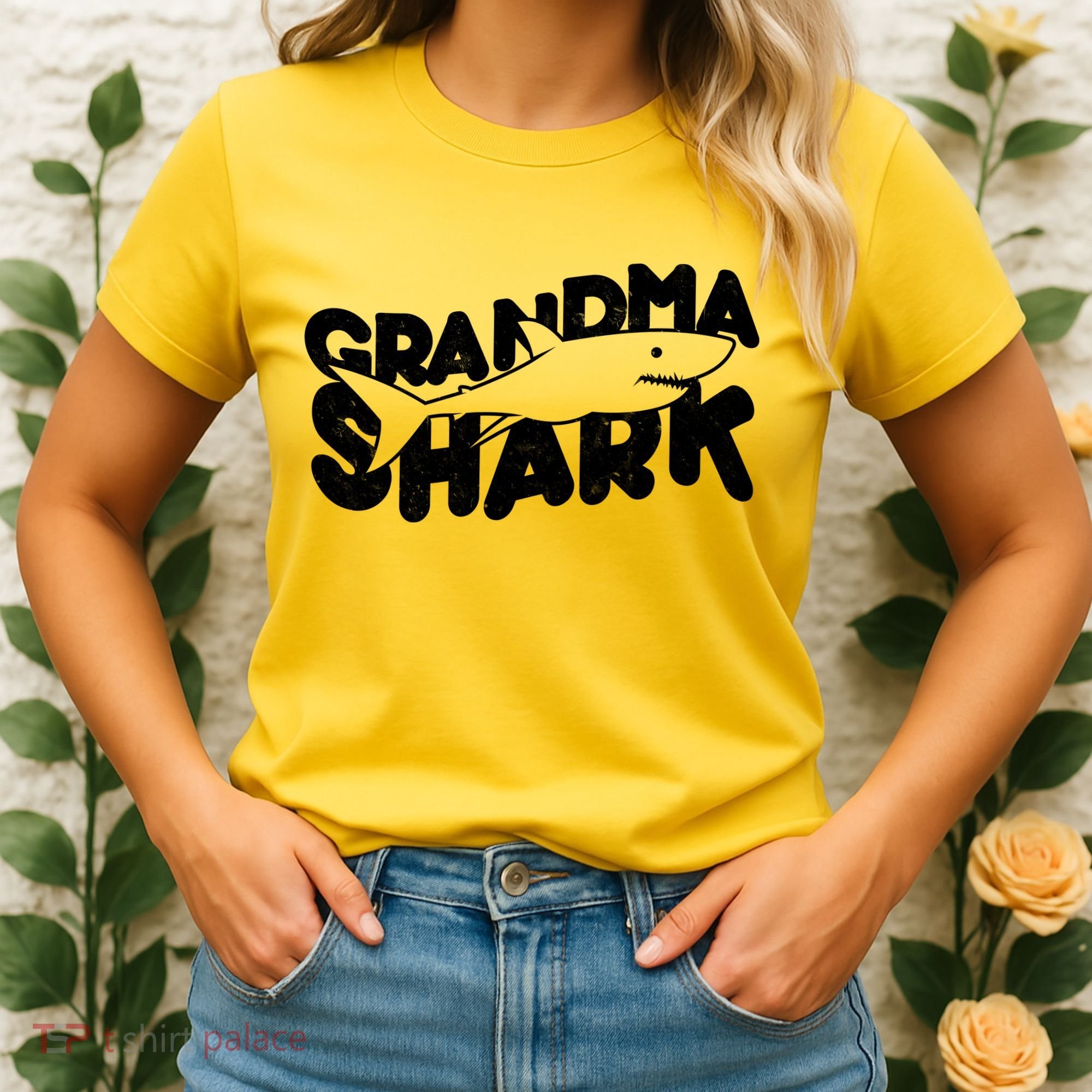 Cute Grandma Shark Women's T-Shirt