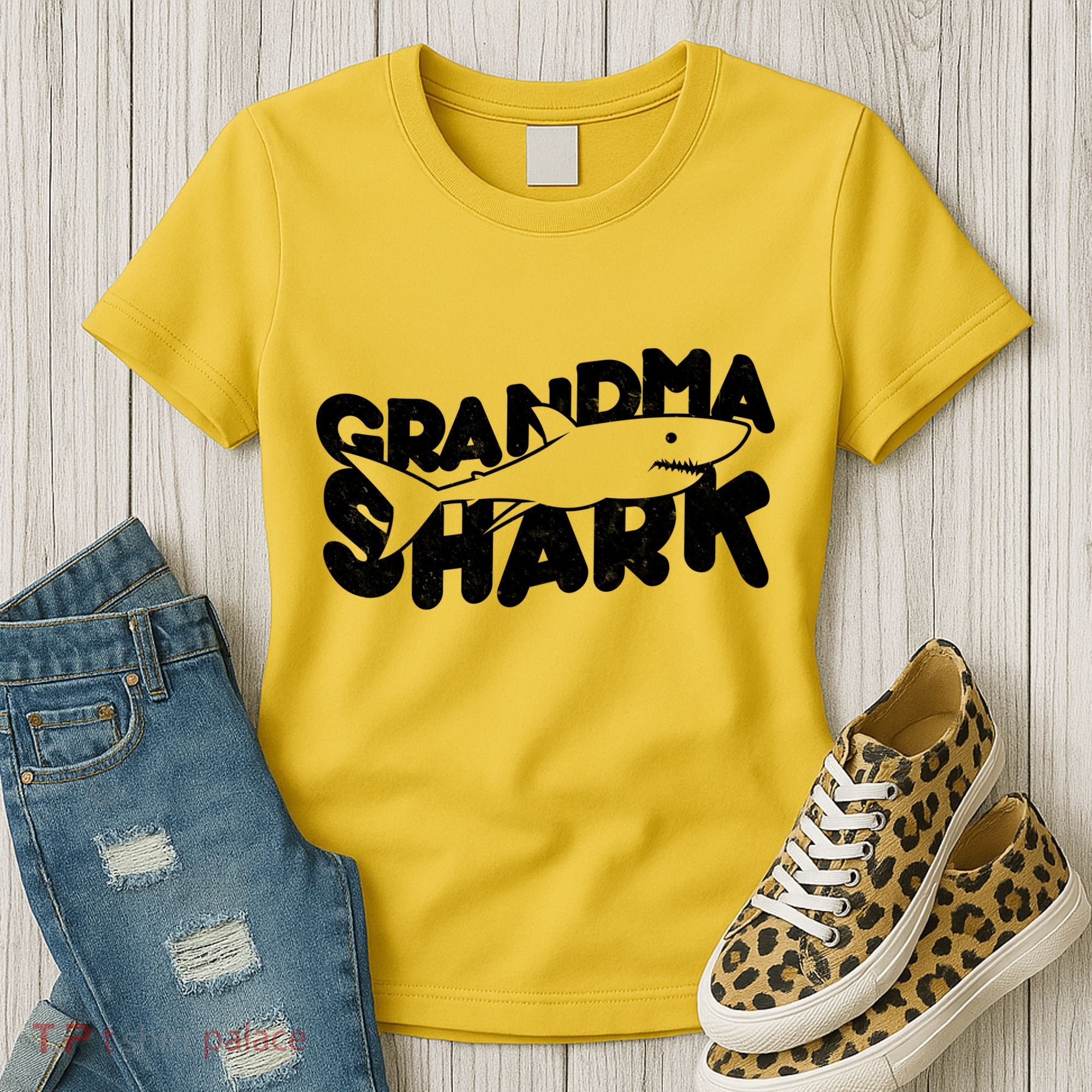 Cute Grandma Shark Women's T-Shirt