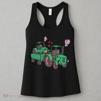 Cute Green Tractor Family Women's Tank Top thumb 3