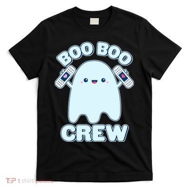 Cute Halloween Boo Boo Crew Band Aid Ghost T-Shirt