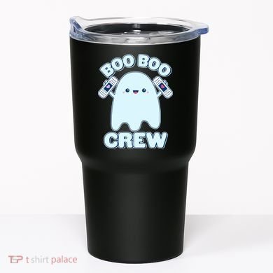 Cute Halloween Boo Boo Crew Band Aid Ghost Tumbler
