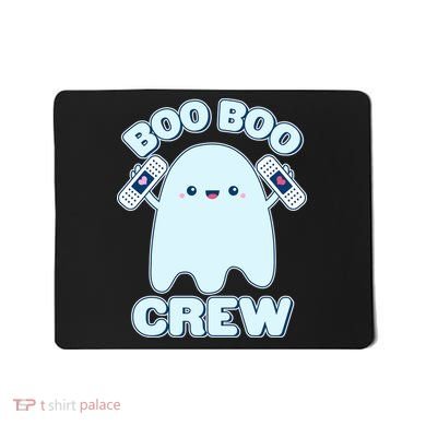 Cute Halloween Boo Boo Crew Band Aid Ghost Mousepad