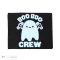 Cute Halloween Boo Boo Crew Band Aid Ghost Mousepad thumb 0