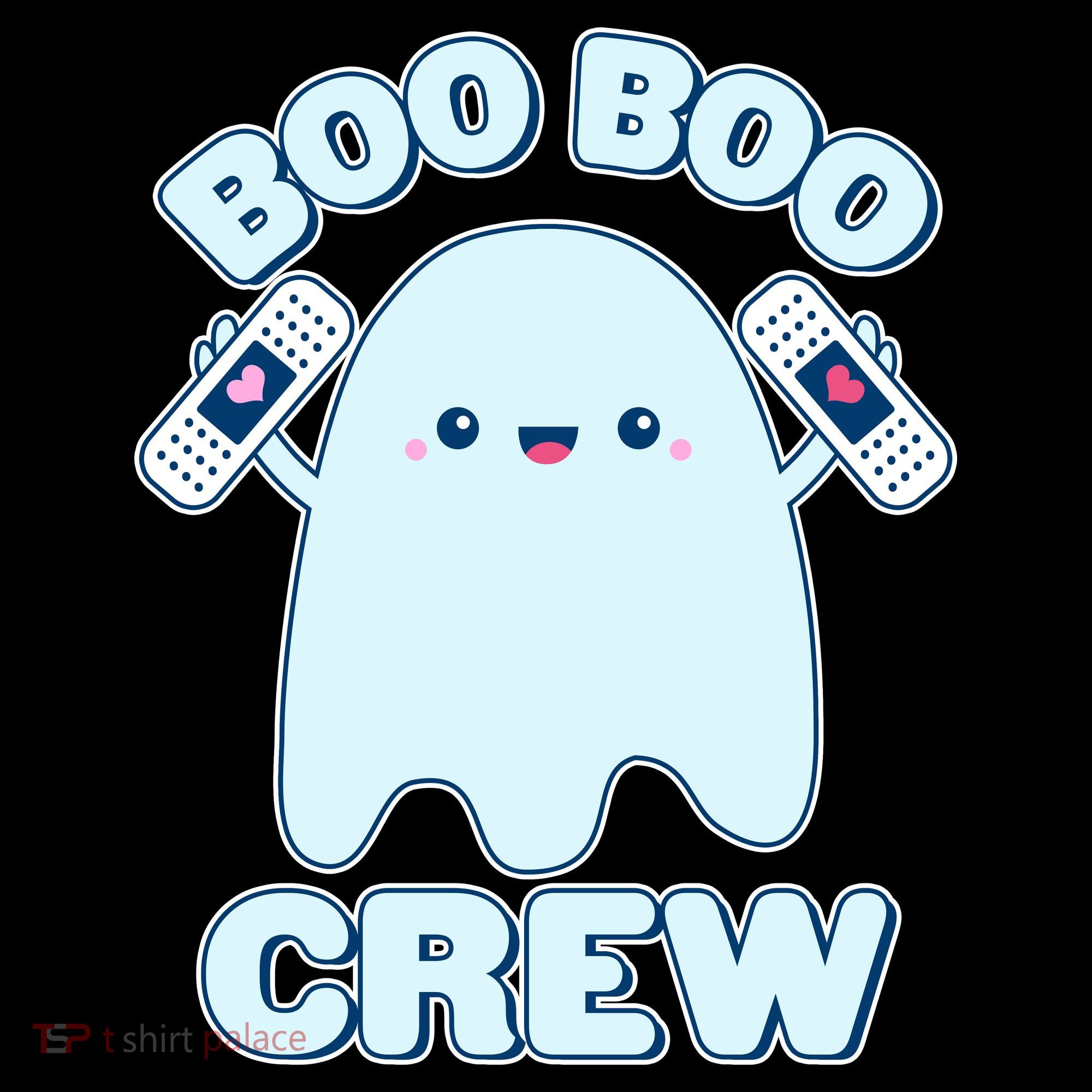 Cute Halloween Boo Boo Crew Band Aid Ghost Ornament