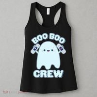 Cute Halloween Boo Boo Crew Band Aid Ghost Women's Tank Top thumb 3