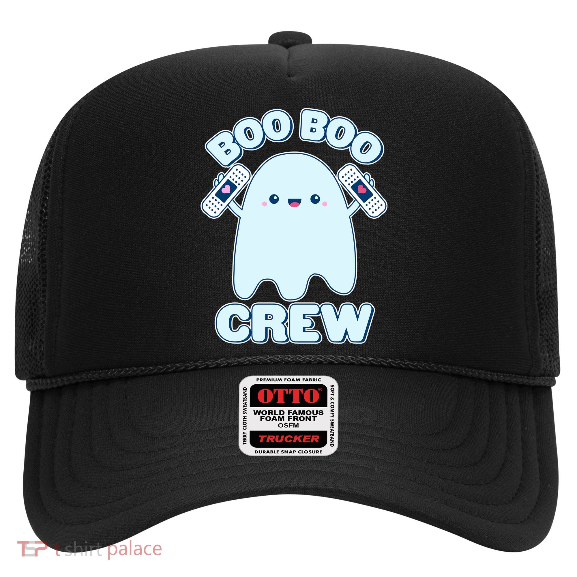 Cute Halloween Boo Boo Crew Band Aid Ghost Hat