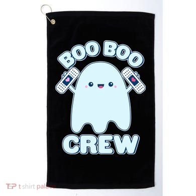 Cute Halloween Boo Boo Crew Band Aid Ghost Golf Towel