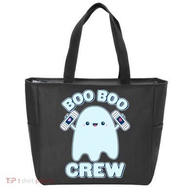 Cute Halloween Boo Boo Crew Band Aid Ghost Tote Bag
