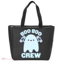 Cute Halloween Boo Boo Crew Band Aid Ghost Tote Bag thumb 0