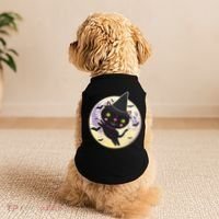 Cute Halloween Cat Moon Doggie Tank thumb 2