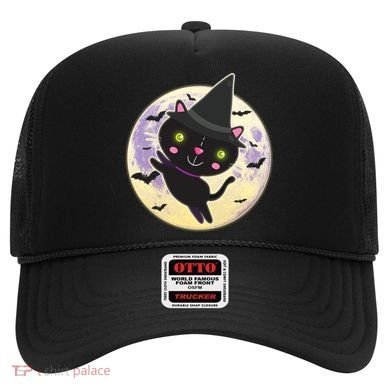 Cute Halloween Cat Moon Hat