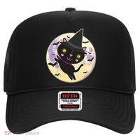 Cute Halloween Cat Moon Hat thumb 0