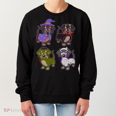 Cute Halloween Dachshunds  Women's Sweatshirt