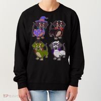 Cute Halloween Dachshunds  Women's Sweatshirt thumb 0