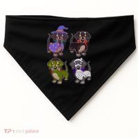 Cute Halloween Dachshunds  USA-Made Doggie Bandana thumb 0