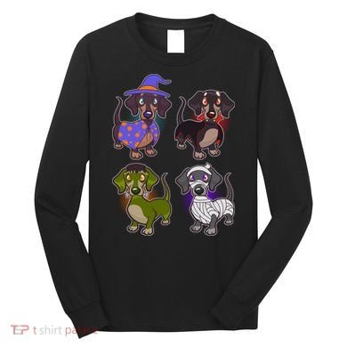 Cute Halloween Dachshunds  Long Sleeve Shirt