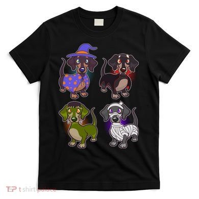 Cute Halloween Dachshunds  T-Shirt