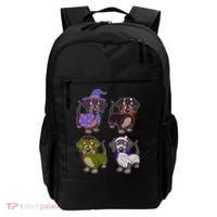Cute Halloween Dachshunds  Backpack thumb 0