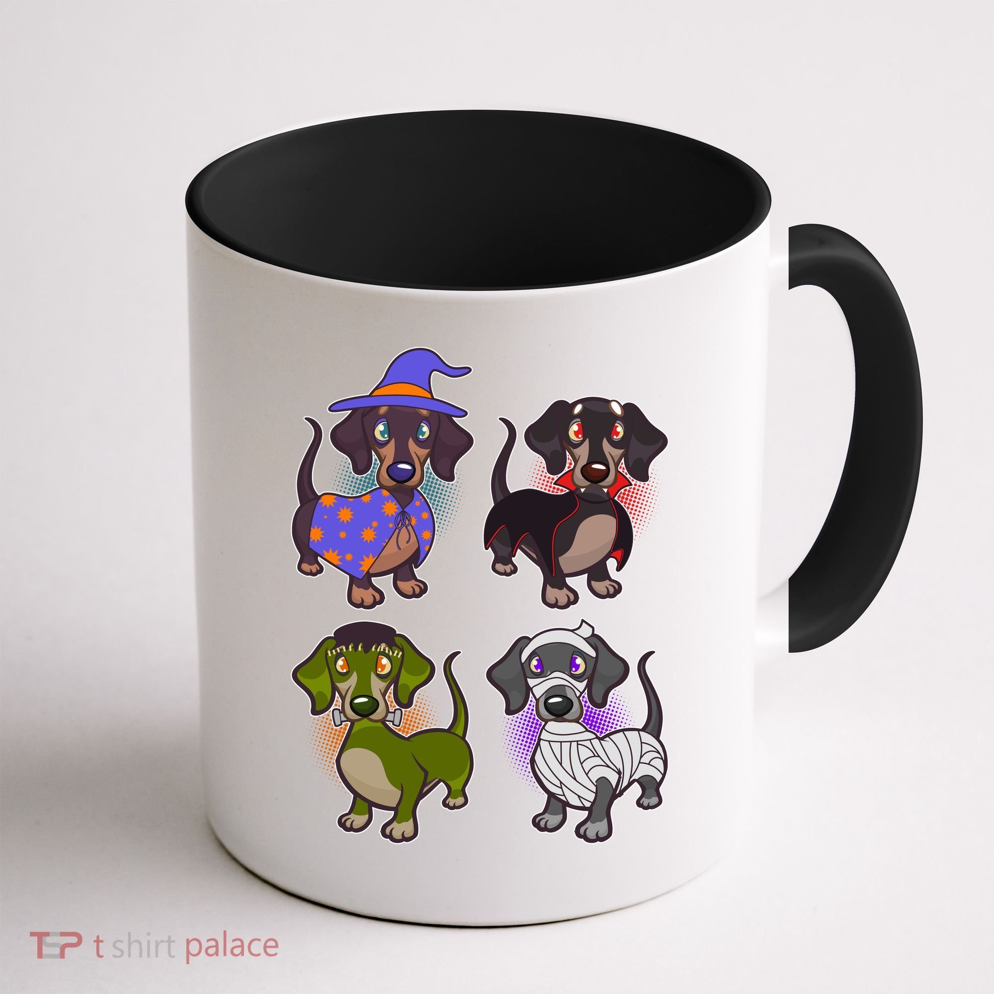 Cute Halloween Dachshunds  Coffee Mug