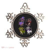 Cute Halloween Dachshunds  Ornament thumb 0