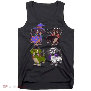 Cute Halloween Dachshunds  Tank Top