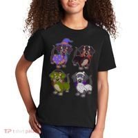 Cute Halloween Dachshunds  Kids T-Shirt thumb 2