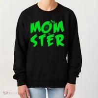 Cute Halloween Mom-Ster Women's Sweatshirt thumb 0