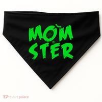 Cute Halloween Mom-Ster USA-Made Doggie Bandana thumb 0